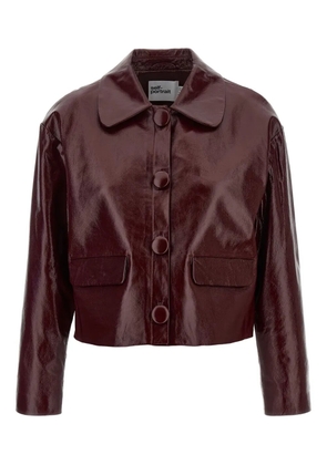 Self-Portrait cropped jacket - Red