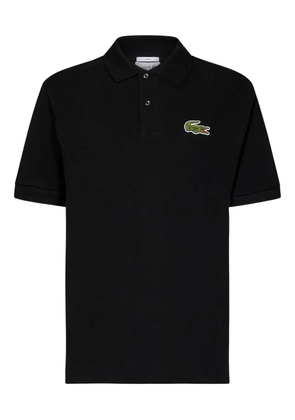 Lacoste logo-patch polo shirt - Black