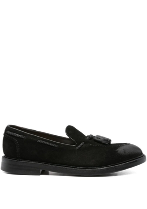 Cenere GB tassel-detail suede loafers - Black