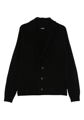 Cenere GB shawl-collar cardigan - Black