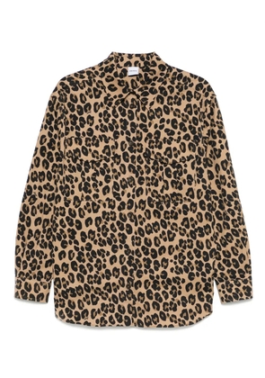 ASPESI leopard-print shirt - Brown