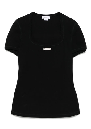 Alexander McQueen logo-plaque T-shirt - Black