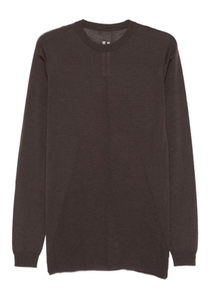 Rick Owens crew-neck wool sweater - Grey