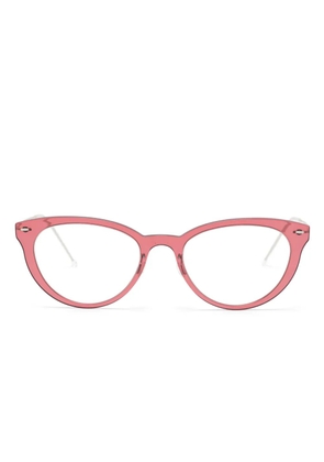 Lindberg cat-eye frame glasses - Red