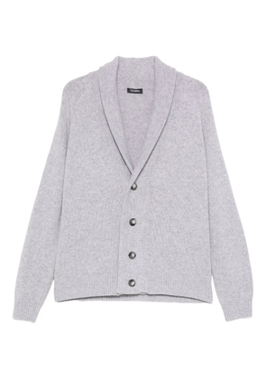 Cenere GB shawl-collar cardigan - Grey