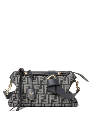 FENDI medium By The Way Soft FF jacquard tote bag - Blue