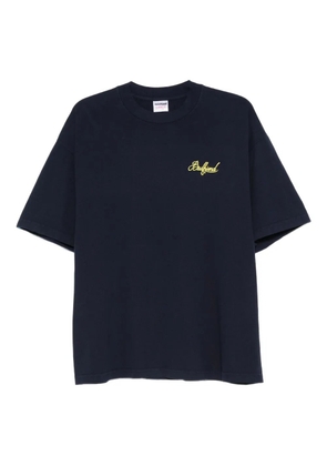 BADFRIEND embroidered cotton t-shirt - Blue