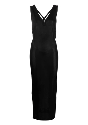 TOM FORD V-neck knitted dress - Black