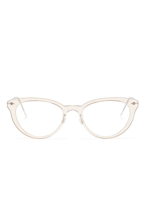 Lindberg cat-eye frame glasses - Neutrals