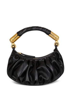 Balmain mini Ebene leather tote bag - Black