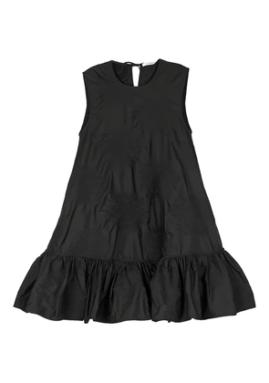 Cecilie Bahnsen jacquard ruffled lala dress - Black