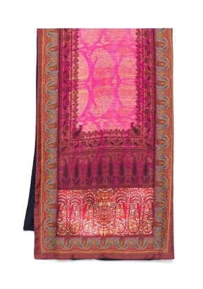 Pierre-Louis Mascia Aloesta paisley-print scarf - Pink