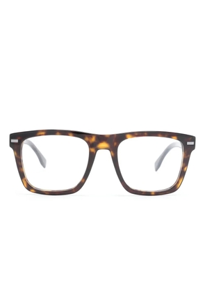 BOSS tortoiseshell square-frame glasses - Brown
