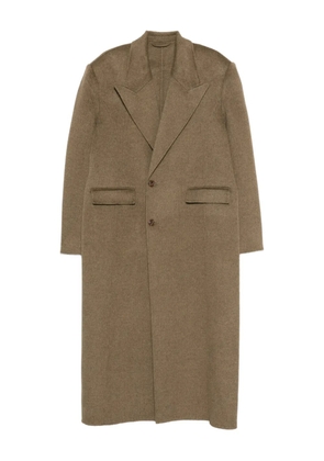 Séfr Tetsu pocket single-breasted coat - Green