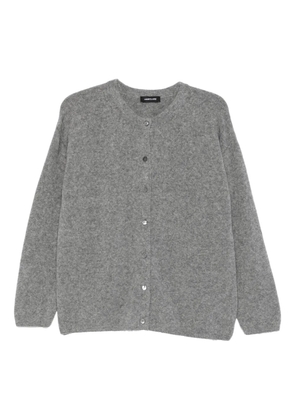 anne claire round-neck cardigan - Grey