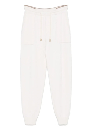 ERALDO knitted trousers - White