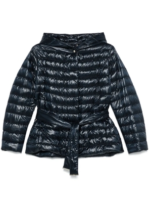 Herno belted jacket - Blue