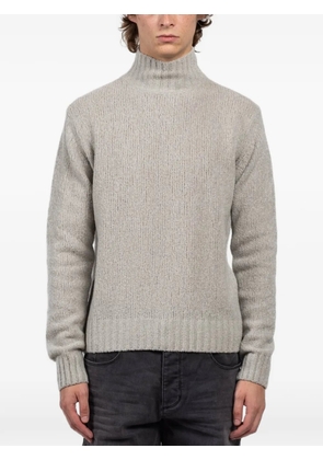 04651/TRIP IN A BAG mock-neck sweater - Neutrals
