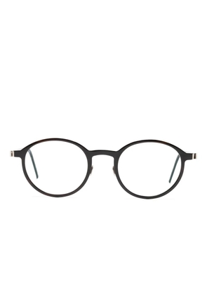 Lindberg round-frame glasses - Brown