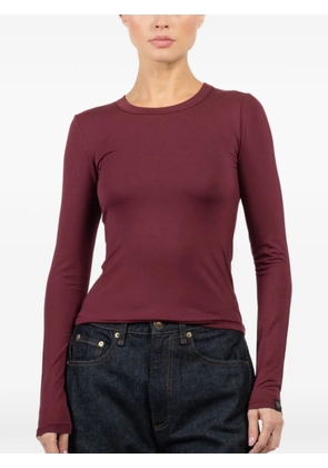 rag & bone Luca long-sleeve round-neck T-shirt - Red