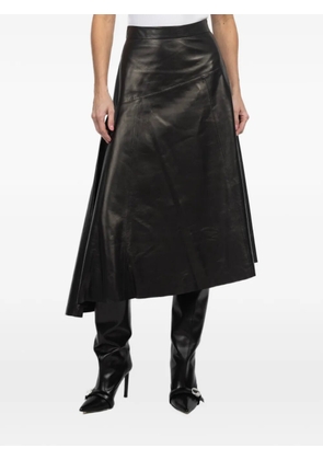 Kulson panelled A-line skirt - Black