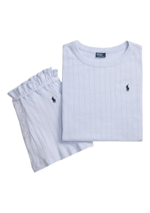 Polo Ralph Lauren pointelle-knit pajama set - Blue