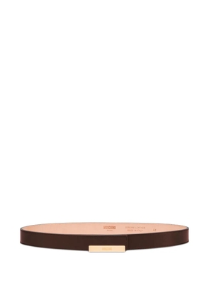 Moschino leather belt - Brown