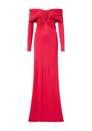 Christopher Esber Arced Palm strapless dress - Red