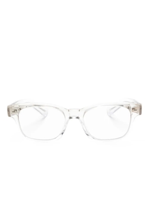 Oliver Peoples transparent rectangle-frame glasses - White