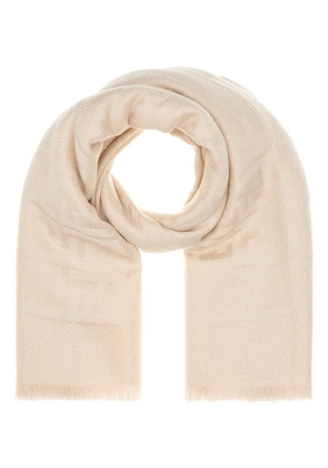 FENDI logo-jacquard scarf - Neutrals