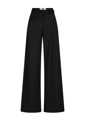David Koma buckle tailored trousers - Black