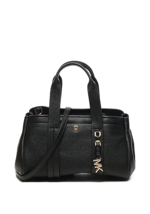 Michael Kors Romee leather zip-top shoulder bag - Black