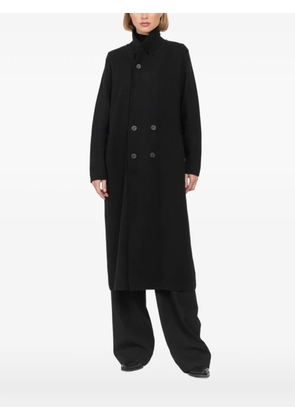 Oyuna Itumi belted double-breasted coat - Black