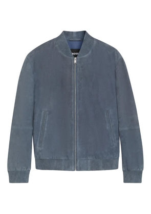 BOSS Muller suede jacket - Blue