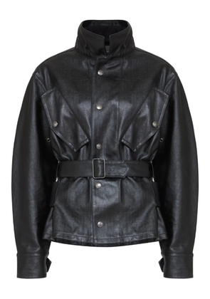 Maison Margiela cotton coated jacket - Black