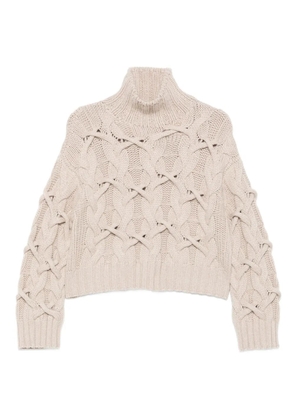 Brunello Cucinelli cable-knit cashmere sweater - Neutrals