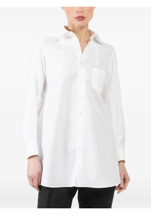 Shiro Sakai classic long shirt - White