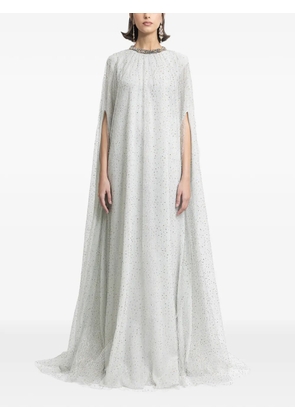 Gemy Maalouf embellished-collar maxi dress - White