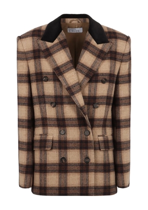 Giuseppe Di Morabito check embellished jacket - Neutrals