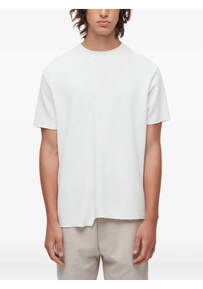Osklen waffle-knit asymmetric shirt - White