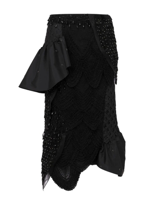 Moschino layered midi skirt - Black