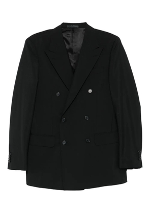 Caruso double-breasted blazer - Black