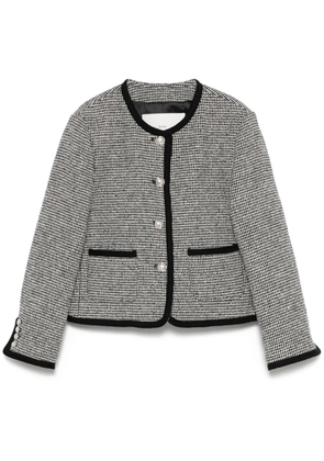 DUNST tweed jacket - Black