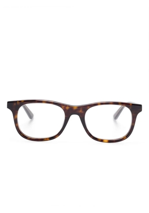 Montblanc square-frame glasses - Brown