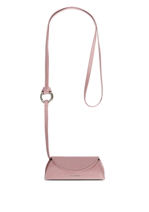 Jil Sander Cannolo embossed strap lipstick case - Pink