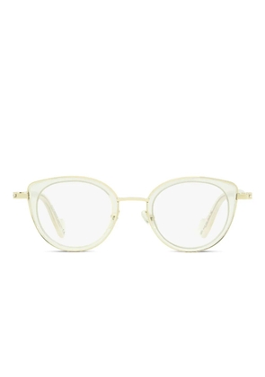 Moncler Eyewear cat eye glasses - Gold