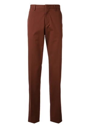 Zegna slim chino trousers - Red