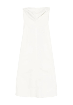 St. Agni strapless midi dress - White
