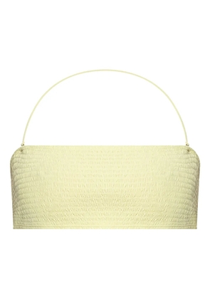 Tory Burch smocked bikini top - Yellow