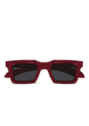 Alexander McQueen Eyewear rectangular-frame sunglasses - Red